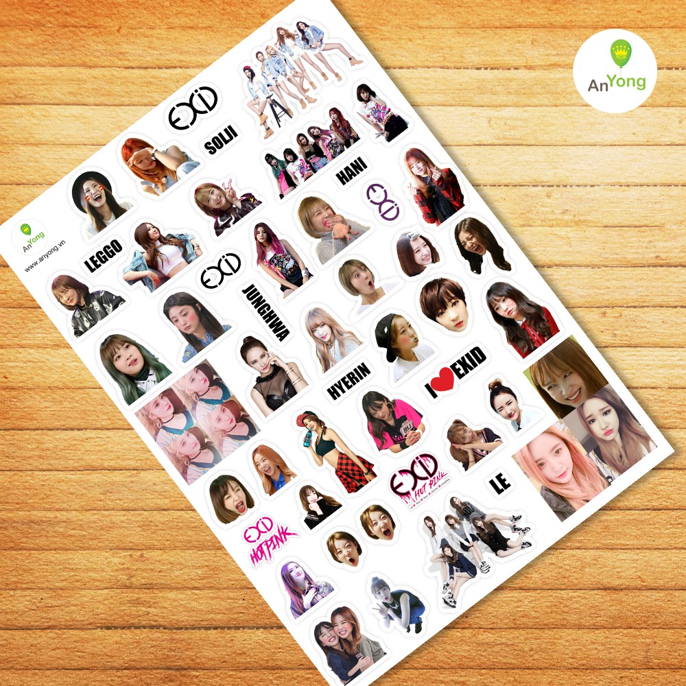 Hình dán Sticker EXID