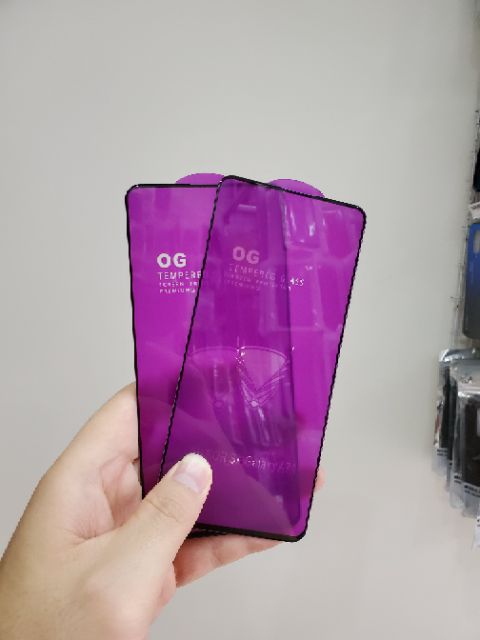 Kính cường lực Full màn OG Redmi K30 / Samsung Galaxy A80 / A71 chất đẹp viền mỏng
