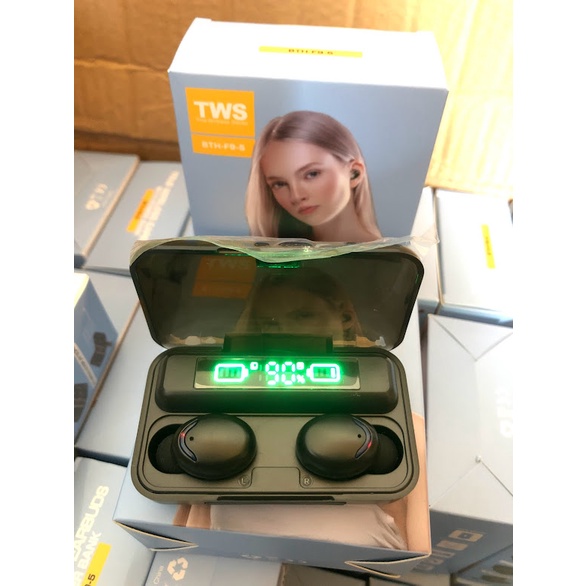 Tai Nghe Bluetooth Kiêm Sạc Dự Phòng F9 Pro 3000mAh