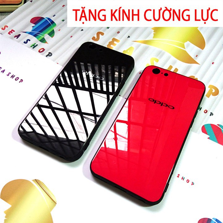 [TẶNG CƯỜNG LỰC] Ốp lưng Oppo Neo 9s - A39 lưng kính