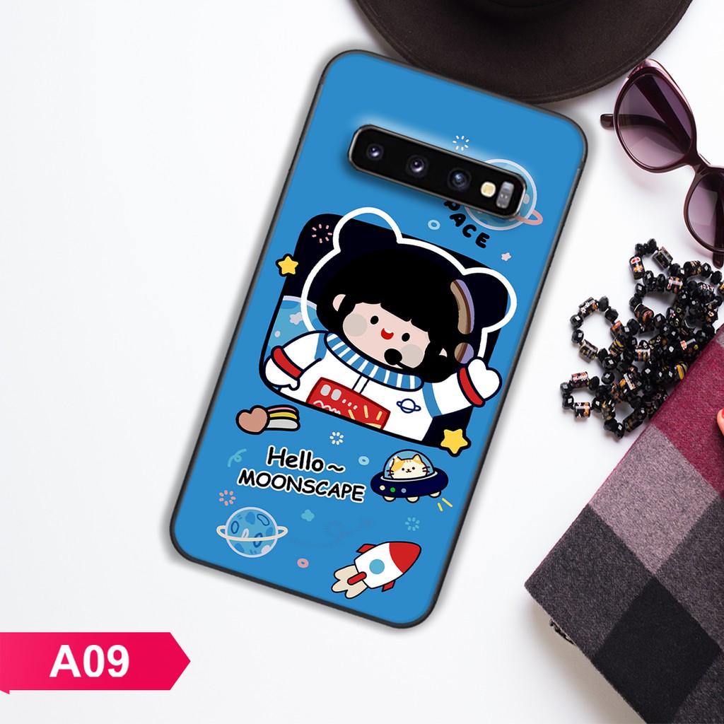 [FREESHIP]ỐP LƯNG SAMSUNG S10/S10E/S10 5G/S10 PLUS IN HÌNH NHÀ THÁM HIỂM MẶT TRĂNG CỰC ĐÁNG YÊU