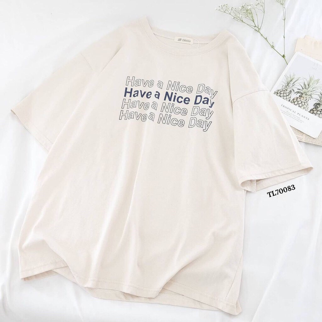 Áo phông Have a nice day form rộng 2T UNISEX P2 | BigBuy360 - bigbuy360.vn