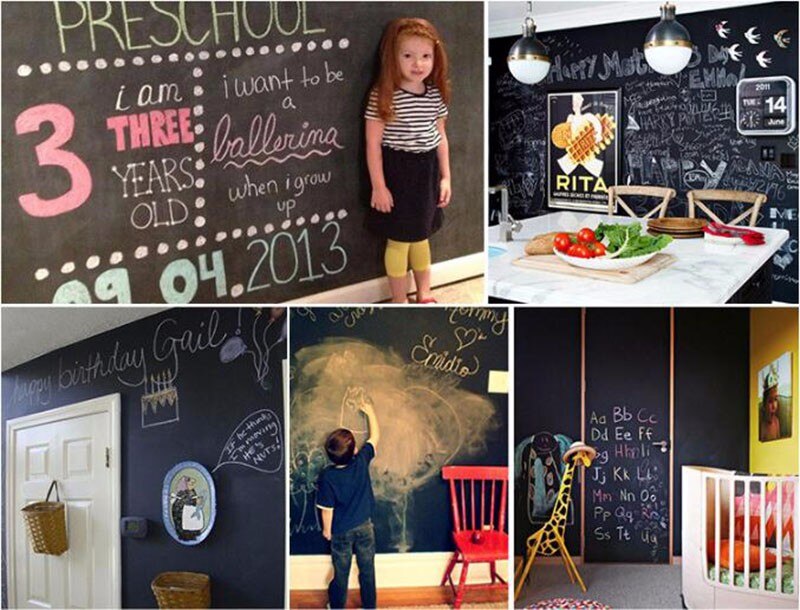 1 Bảng Đen Dán Tường 45x100cm