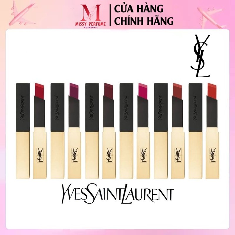 Son môi lì YSL The Slim Rouge Pur Couture. hot 2021 siêu phẩm mới dành cho mùa hè.