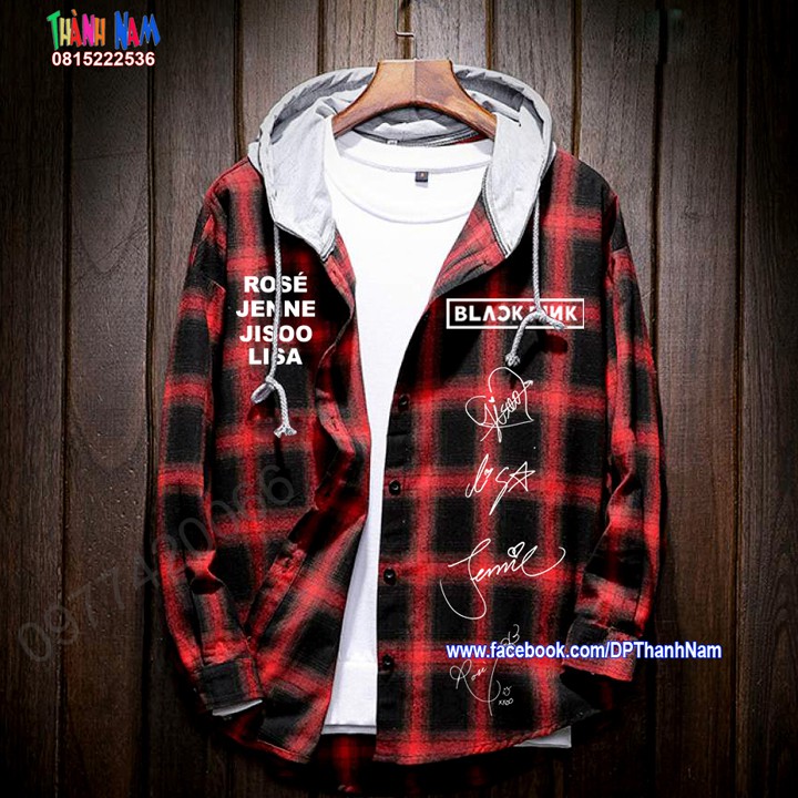 áo blackpink, áo sơ mi fan blackpink, plink free size ( dưới 60kg )
