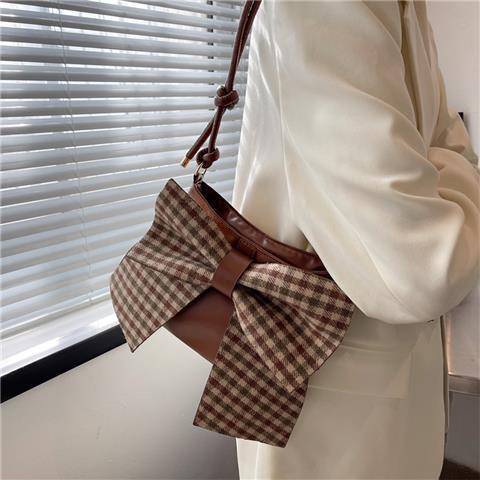 Túi Đeo Chéo Da PU Đính Nơ Hiện Có 4 Màu 2022