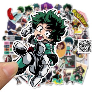 1209 Hình dán Anime My Hero Academia chống trầy, chống thấm nước, không phai màu dưới ánh nắng