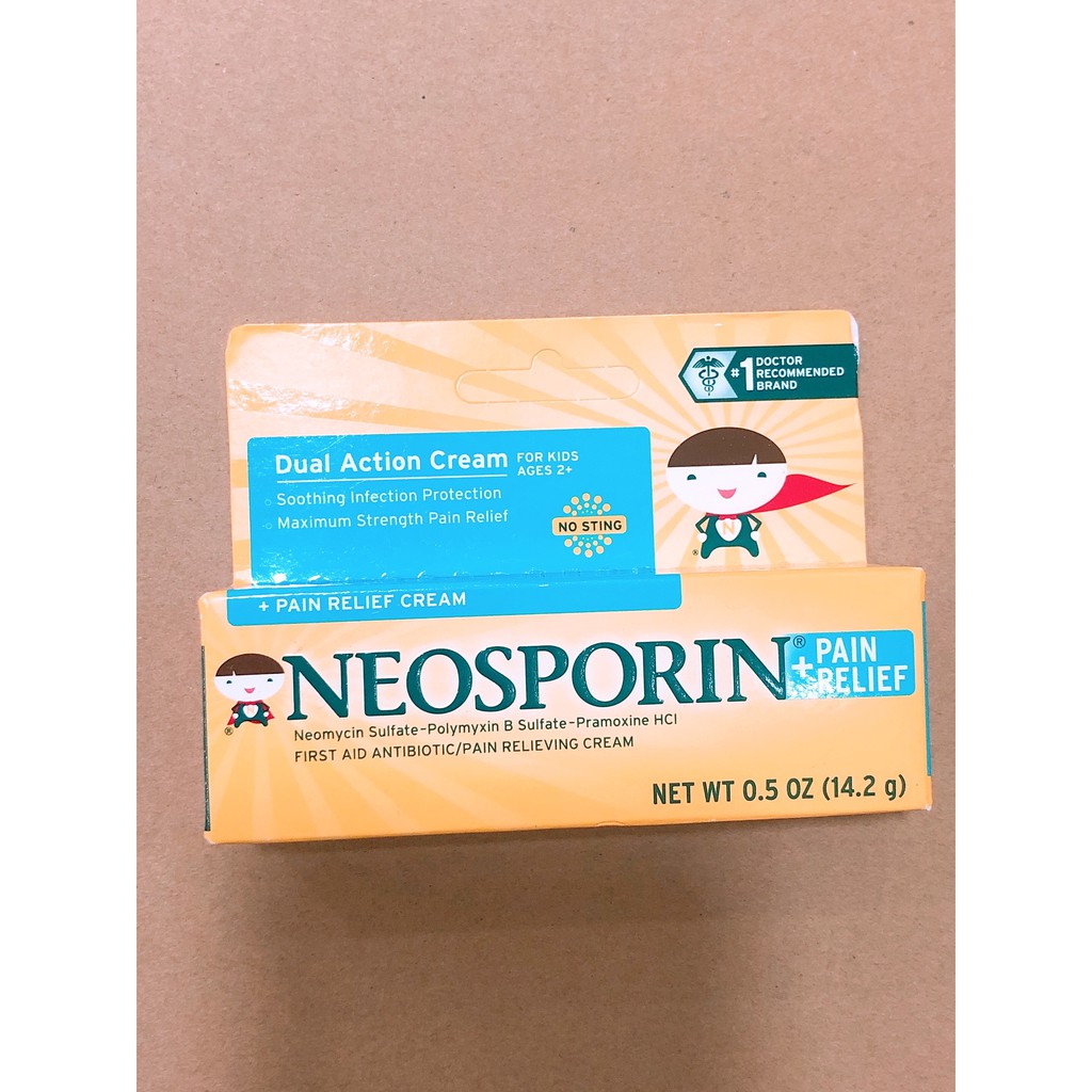 Kem Mỡ Kháng sinh Hỗ Trợ Vết Thương bỏng Neosporin Original Ointment 14.2g - Nhiều Màu