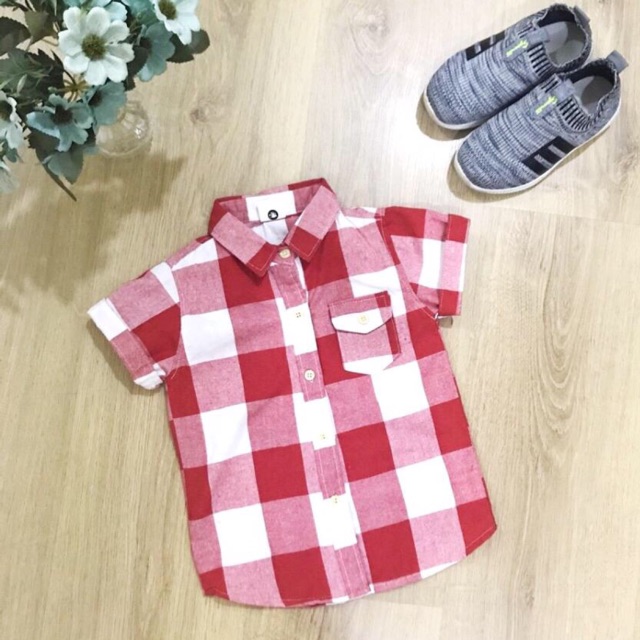 Freeship 99k TQ_Áo sơ mi caro