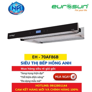 Máy hút mùi nhà bếp âm tủ eurosun eh - 70af86b hút khói khử mùi bằng than hoạt tính - hàng chính hãng