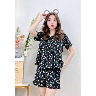 Bộ lua babydoll manggo cao cấp mặc nhà