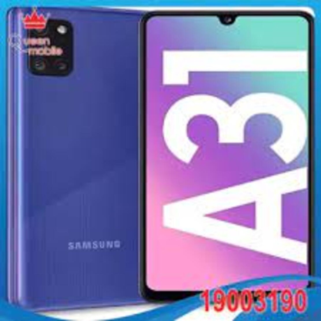 điện thoại Samsung Galaxy A31 2sim ram 6G rom 128G máy Chính Hãng, màn 6.4'', chiến game nặng siêu mượt