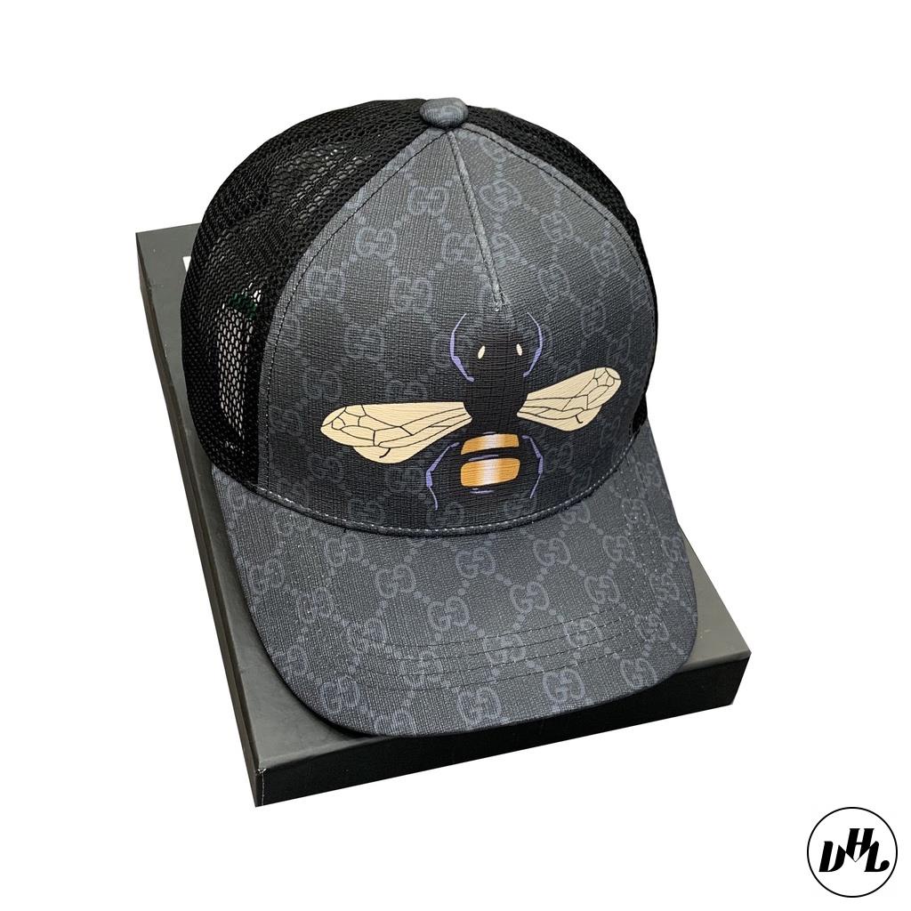 Mũ lưỡi trai gucci nam cao cấp form dáng chuẩn ôm đầu in hình con ong vàng cao cấp