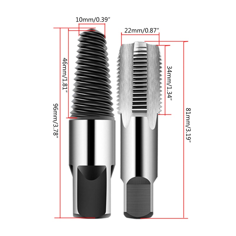 Dụng Cụ Tháo Gỡ Bu Lông Ống Chống Trượt 1 / 2 '' 3 / 4 ''