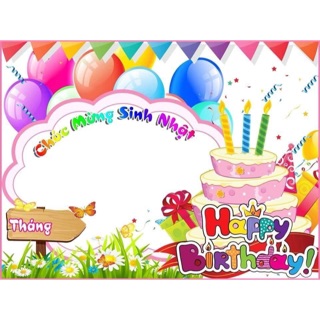 Góc sinh nhật trang trí lớp - Đồ dùng dạy học Ruby