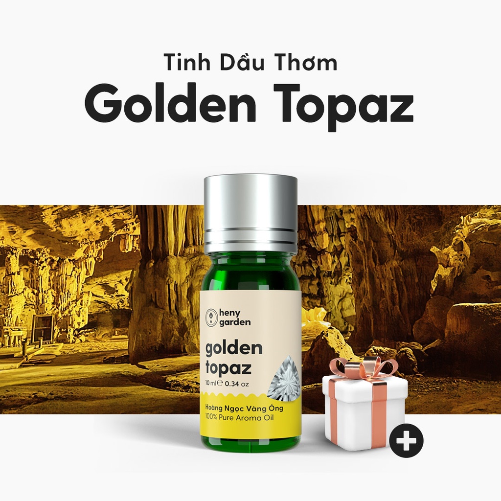 Tinh Dầu Phối Hương Golden Topaz (Gỗ Thông Chua) Làm Nến Thơm, Xông Thơm Phòng HENY GARDEN