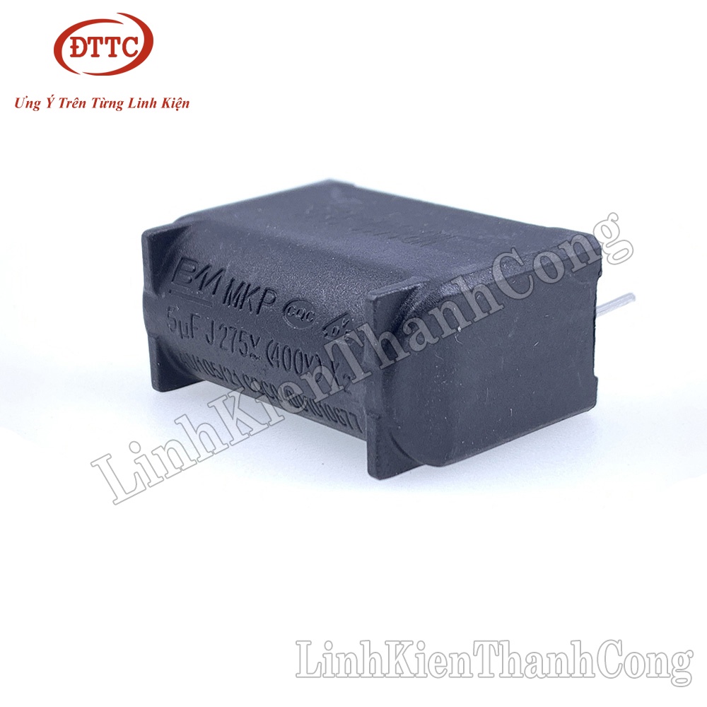 Tụ Bếp Từ BM 5uF 275VAC 400VDC Đứng