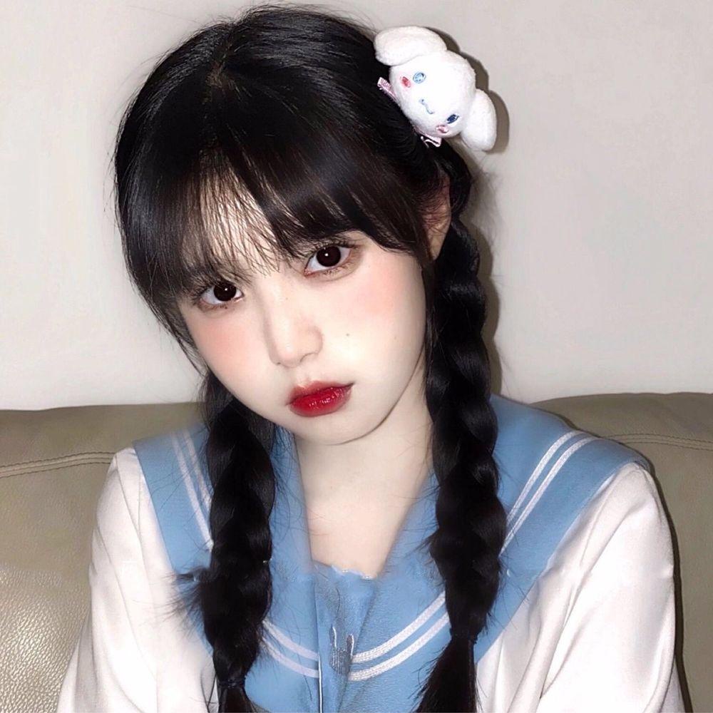 Kẹp Tóc Vải Bông Mềm Mại Hình Melody / Cún Cinnamon Hoạt Hình Phong Cách Hàn Quốc Cho Nữ