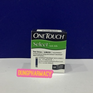 Que thử tiểu đường Onetouch Select (hộp/10 que)