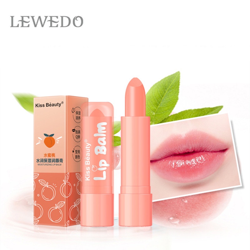 Son Dưỡng Môi Chiết Xuất Đào Làm Sáng Màu Môi 30g LEWEDO