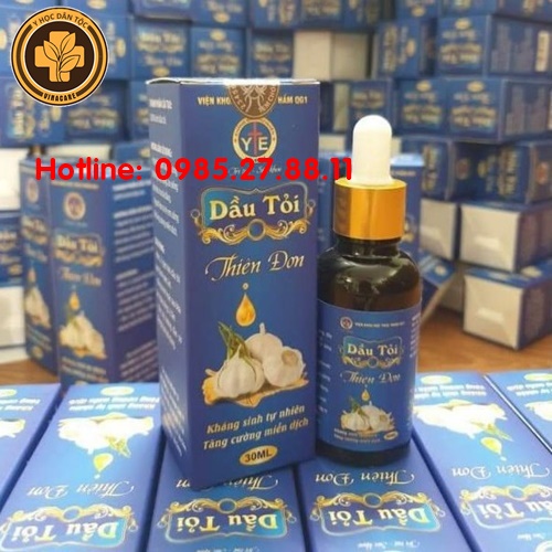 Tinh Dầu Tỏi Thiên Đơn 30ml - Hỗ trợ Dứt Điểm Ho, Sổ Mũi, Cảm Cúm, Cảm Lạnh, Khò Khè Khó Thở, Tăng cường sức đề kháng