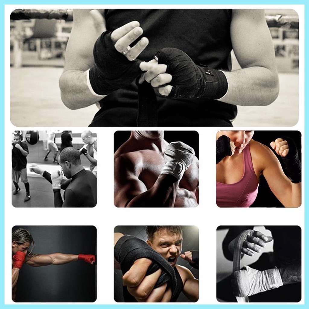 Đai Quấn Tay Co Giãn Chuyên Dụng Cho Tập Boxing/Muay Thái