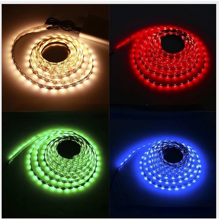 Dây Đèn LED Trang Trí 0.5m 1m 2m 2.5m 3m 4m 5m USB Ribbon 2835 Có Điều Khiển Từ Xa