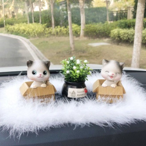 Chậu cây mini trang trí taplo ô tô, xe hơi, bàn làm việc