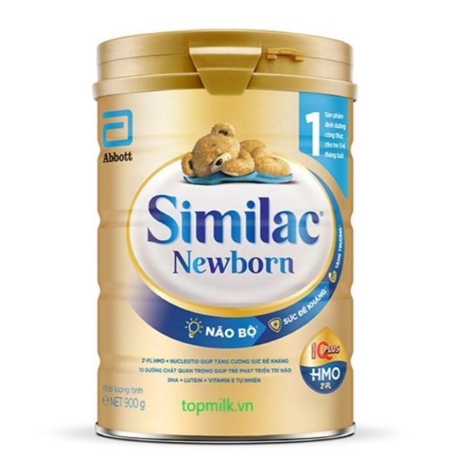 Sữa Similac Newborn IQ plus HMO số 1 900g (0-6 tháng)