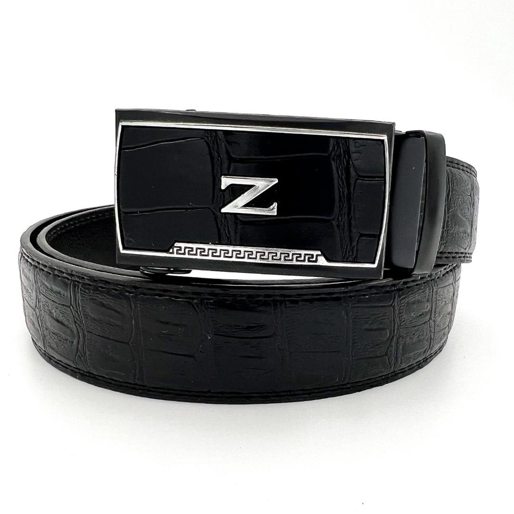 Thắt lưng nam - Dây nịt nam vân da cá sấu , khóa tự động sang trọng lịch lãm TL13