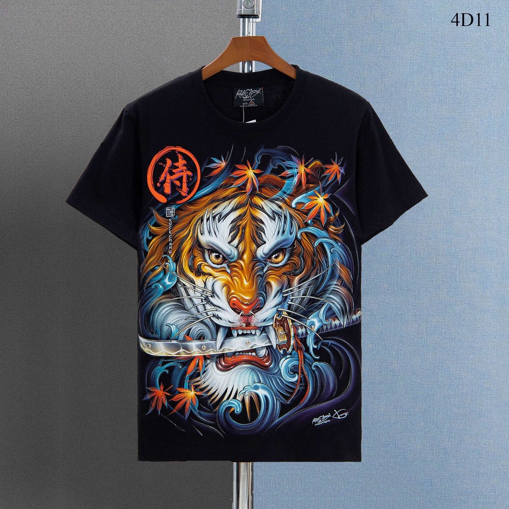Áo phông nam nữ, áo thun in 4D Thái Lan hình in cao cấp ảnh thật chất cotton - A4D11