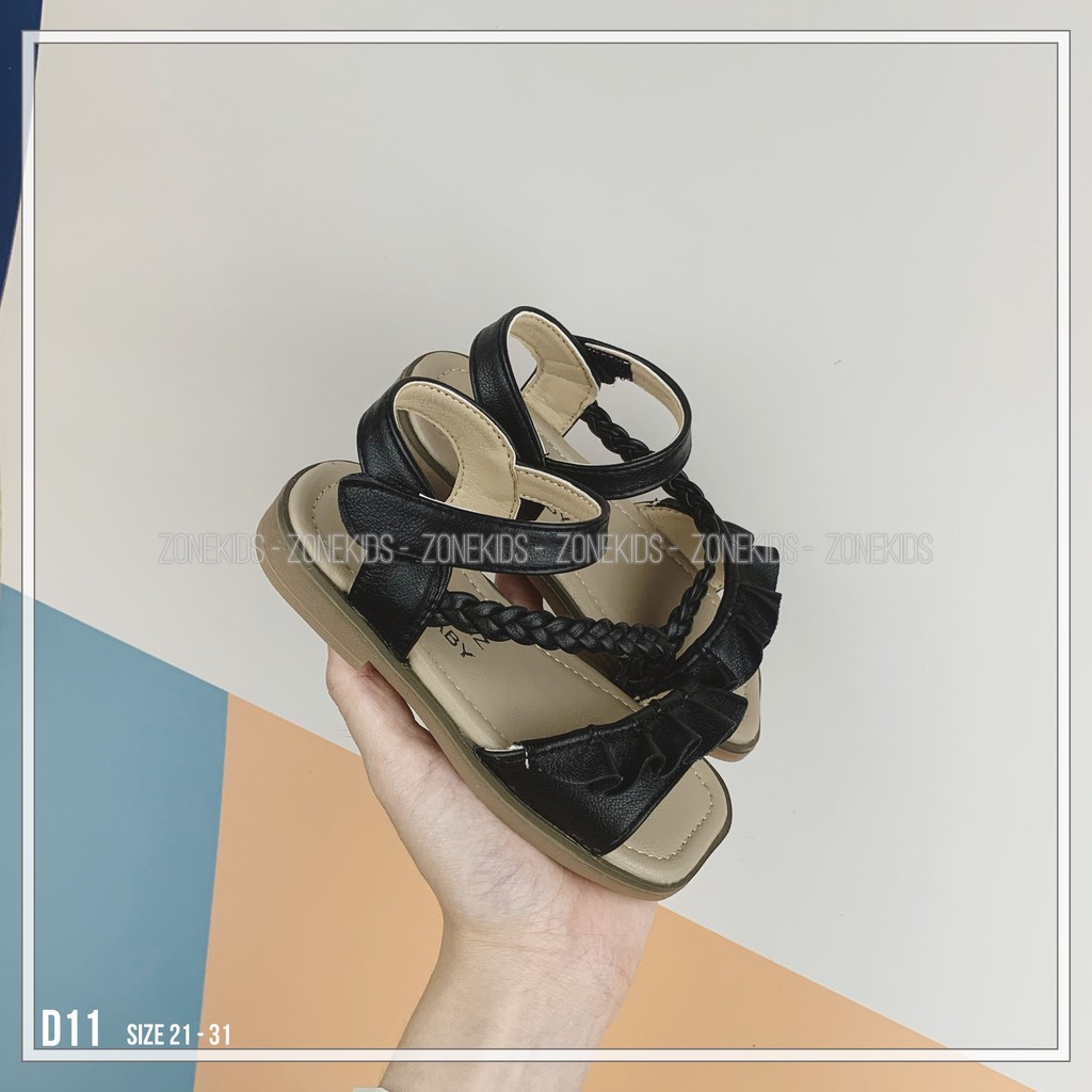 Dép sandal quai chéo dây bên cho bé gái Zonekids - D11