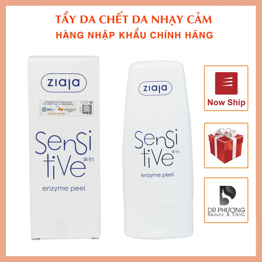 [CHÍNH HÃNG] TẨY DA CHẾT Enzyme ZIAJA da nhạy cảm