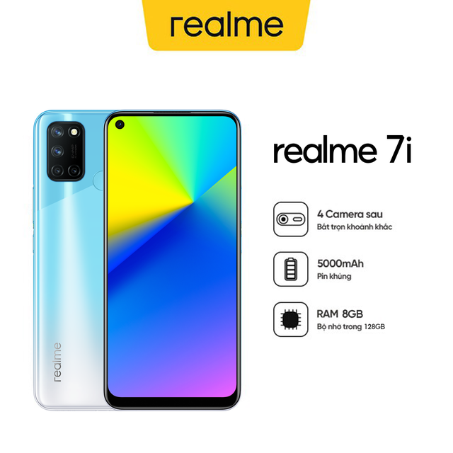 Điện thoại Realme 7i (8Gb/128Gb) - Hàng Chính Hãng
