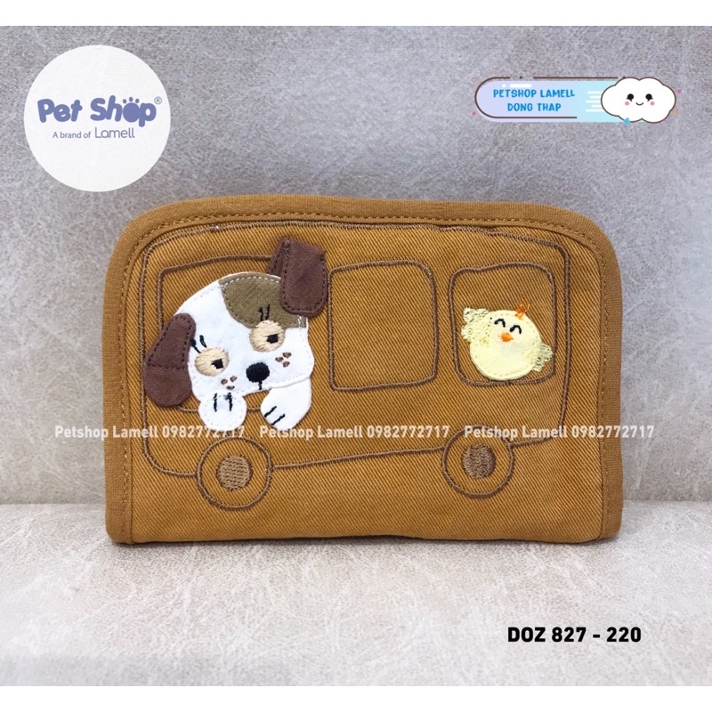 Bóp ví gấp đựng giấy tờ nhiều ngăn PETSHOP - DOZ 827