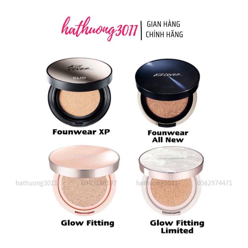 [ CÓ SẴN + BILL ] Phấn nước Cushion Kill Cover Founderwear XP
