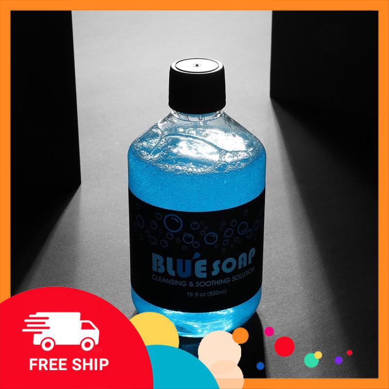 Nước Rửa Blue Soap  Nước rửa hình xăm- Dung Dịch Tạo Bọt- Nước Vệ Sinh Hình Xăm 500ml