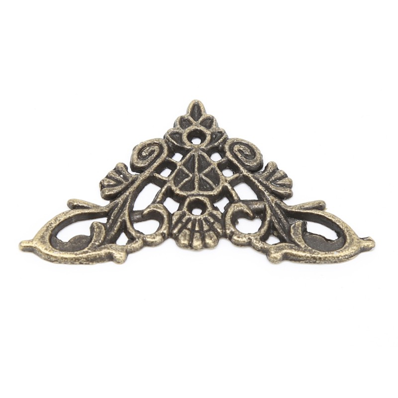 Set 12 phụ kiện trang trí và bảo vệ góc sách ảnh phong cách cổ điển kích thước 33x33x65mm