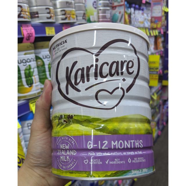 Sữa Bột Karicare 900g Cho Bé 6-12 tháng tuổi Hàng Úc Cao Cấp