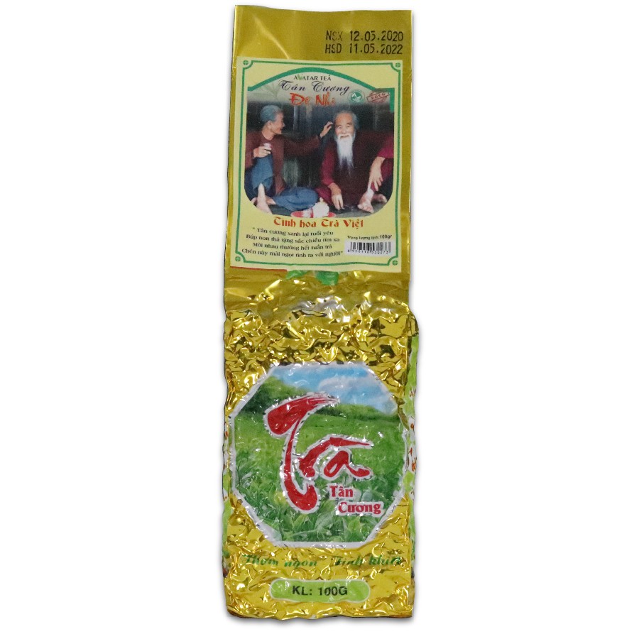 TRÀ TÂN CƯƠNG ĐỆ NHỊ The Lover Tea 100g - Chè Thái Nguyên (1 nõn tôm, 3-4 lá) vị đậm đà, ngọt hậu