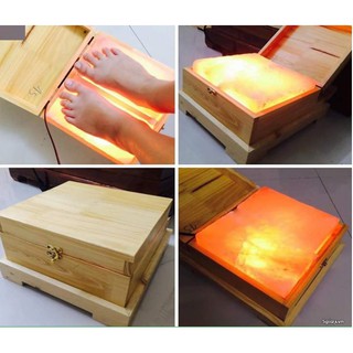 Hộp Đá Muối Tự Nhiên Himalaya Massage chân