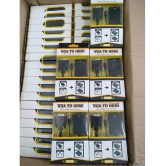 VGA To HDMI Cáp chuyển VGA TO HDMI Có âm thanh