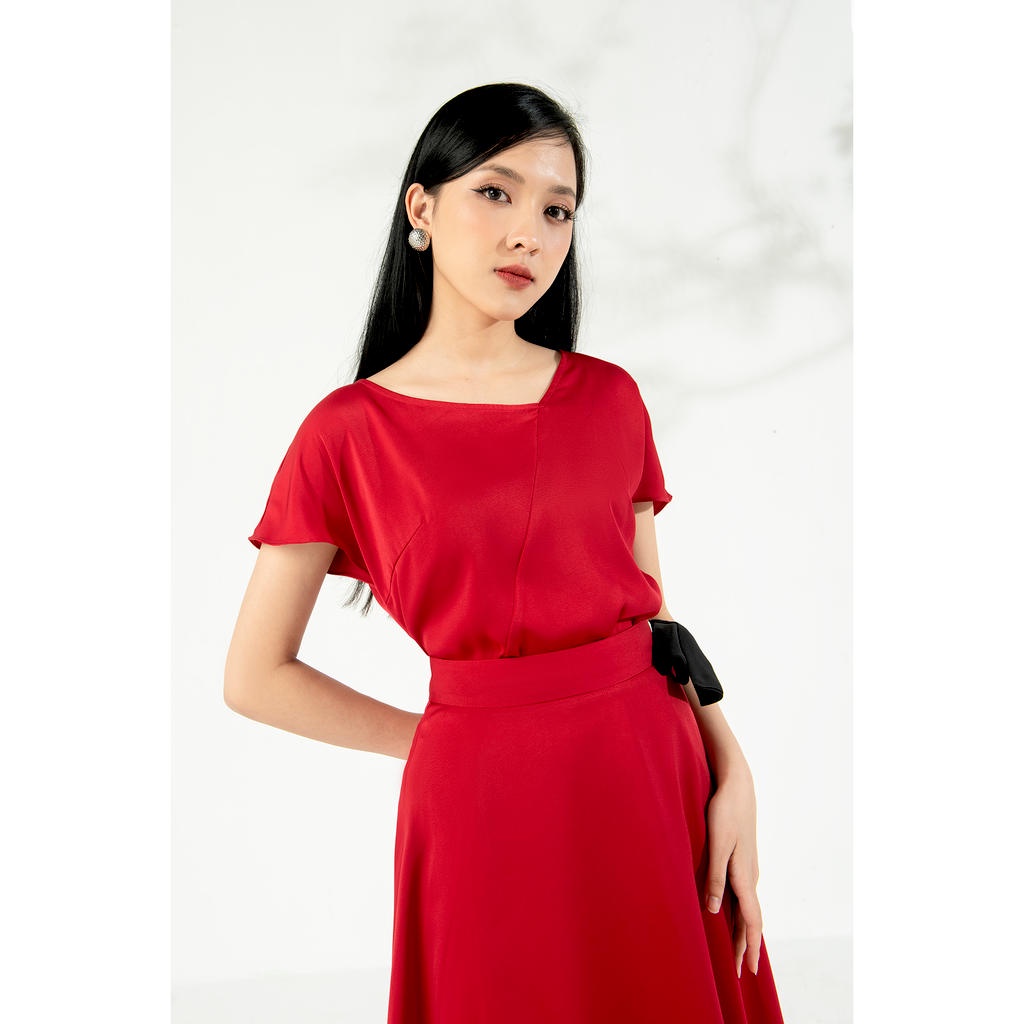 Sét Bộ Áo Cộng Chân Váy MMOutfit M-SB031220005