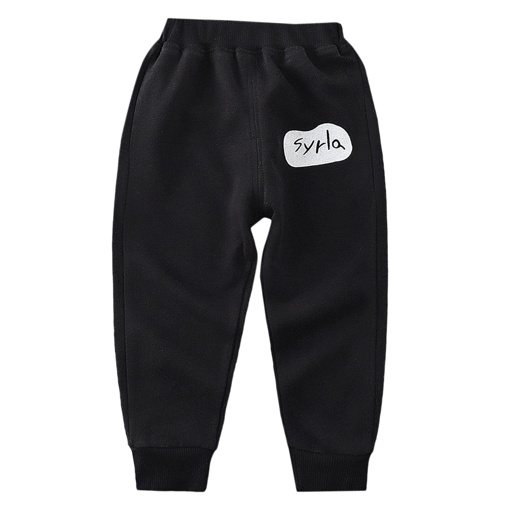 Quần Jogger Cotton Màu Trơn Cho Bé