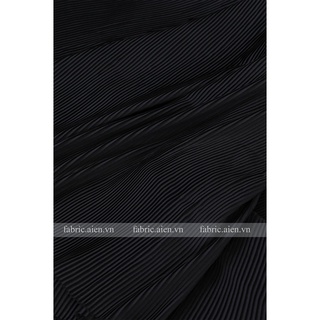 Vải dập ly cát mềm mại gam màu đen cá tính ADC01 [GIÁ BÁN THEO MÉT]