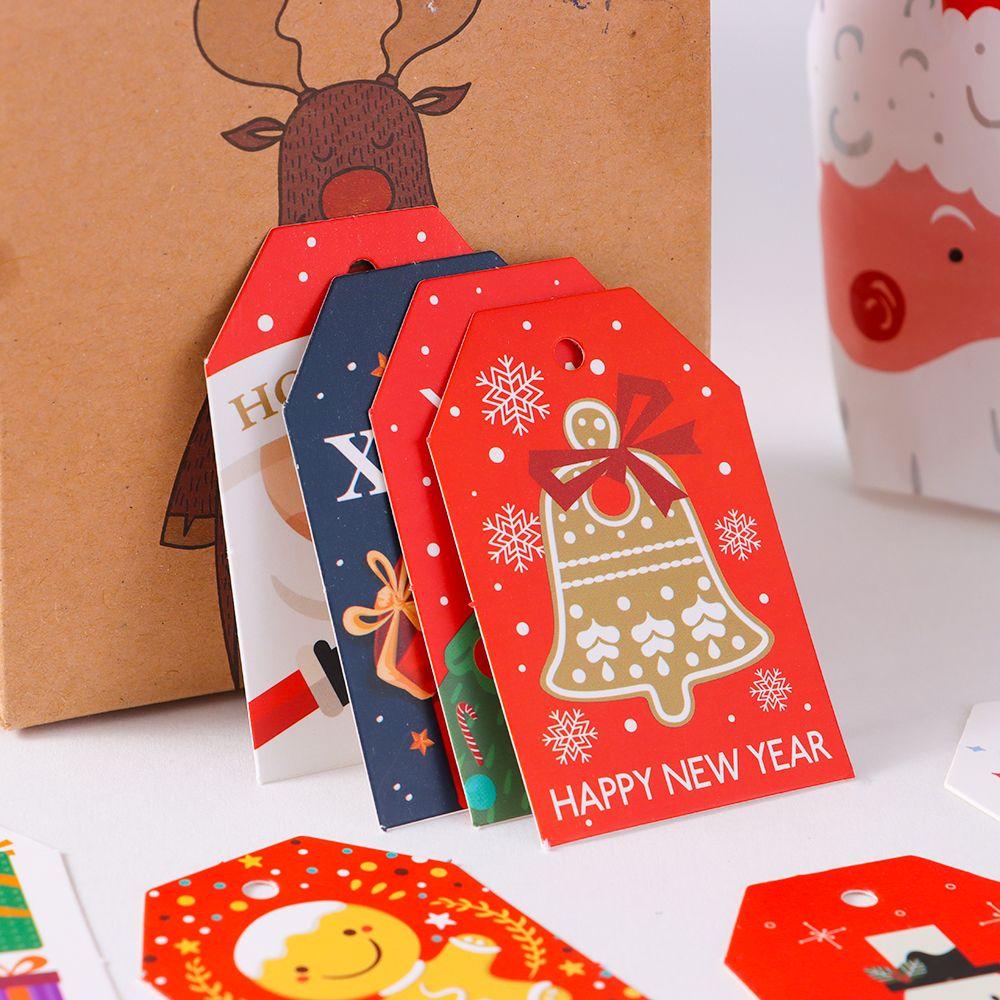Set 48 Thẻ Quà Tặng Giáng Sinh / Đám Cưới Thiết Kế Hình Hoa Tuyết /