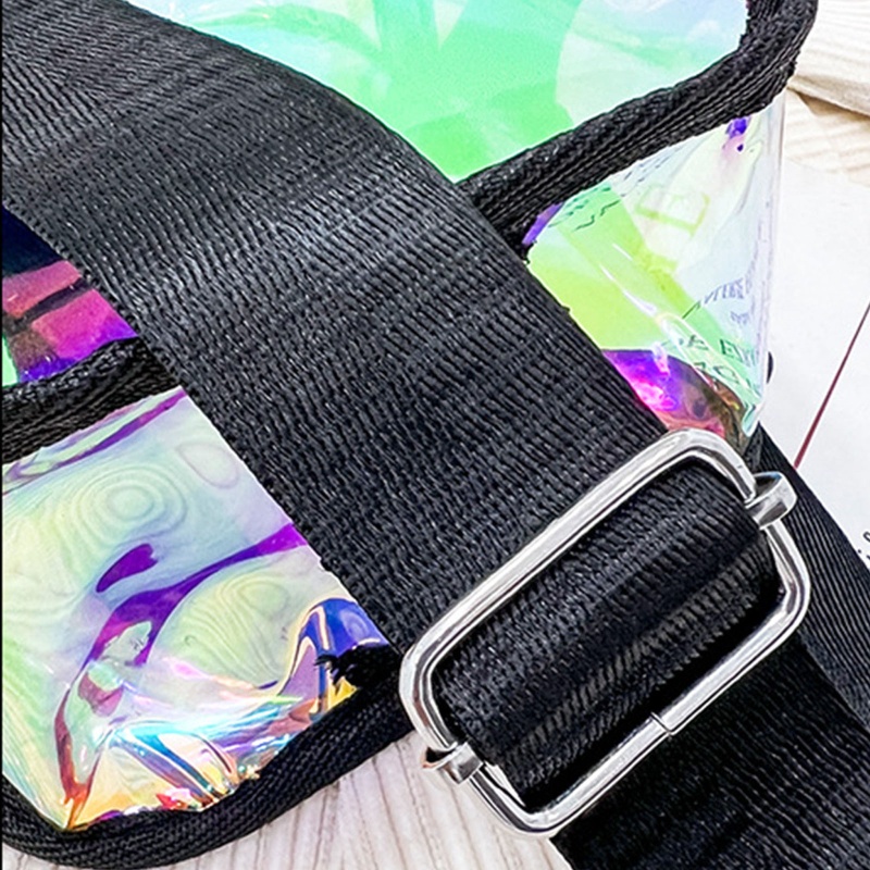 Túi Đeo Chéo Vai Bằng PVC Thời Trang Mùa Hè Cho Nữ