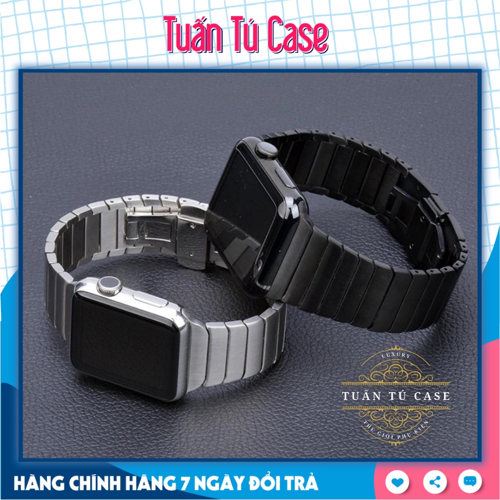 Dây đồng hồ Apple Watch hợp kim thép không gỉ series 6/5/4/3/2/1 38mm/ 40mm / 42mm/ 44mm