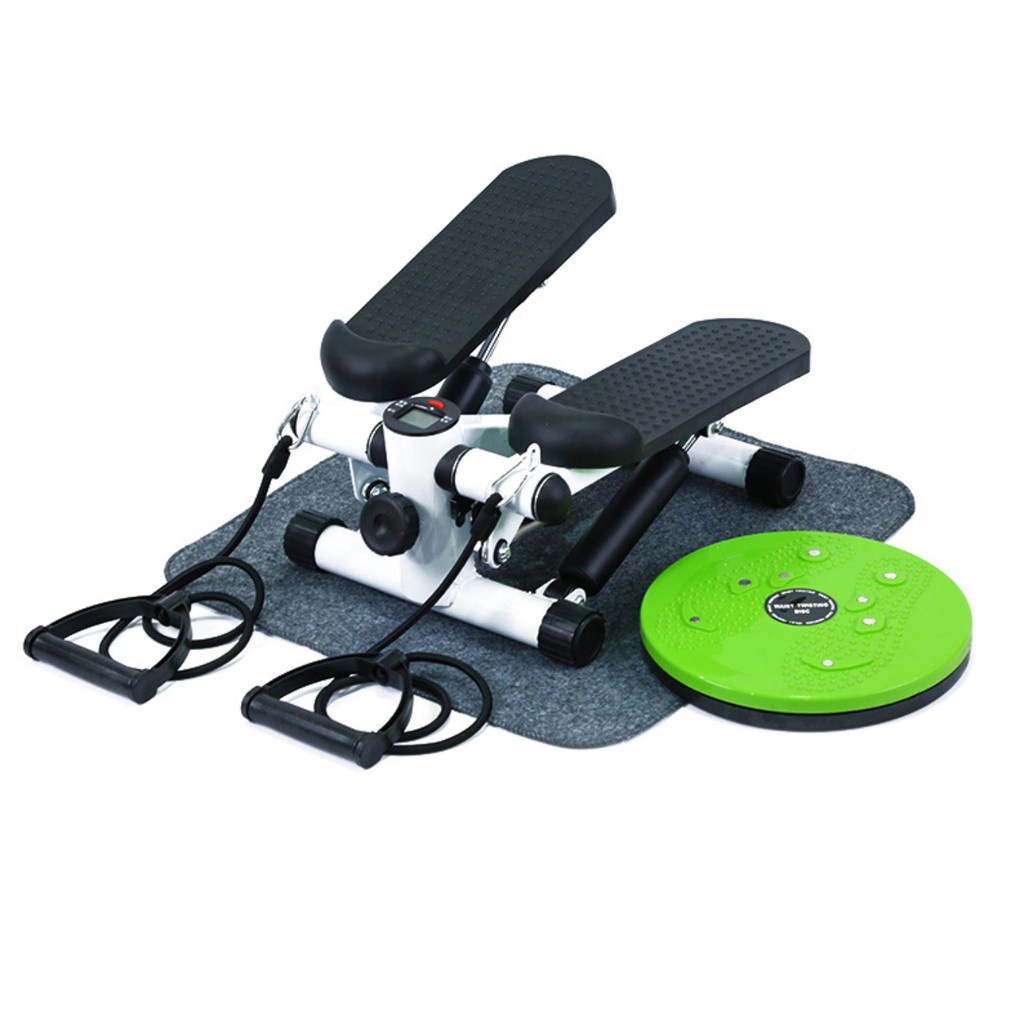 Máy chạy bộ mini Hasuta HMS-108 summer/Steper mini tặng dây kéo và đồng hồ đếm nhip, giảm cân v