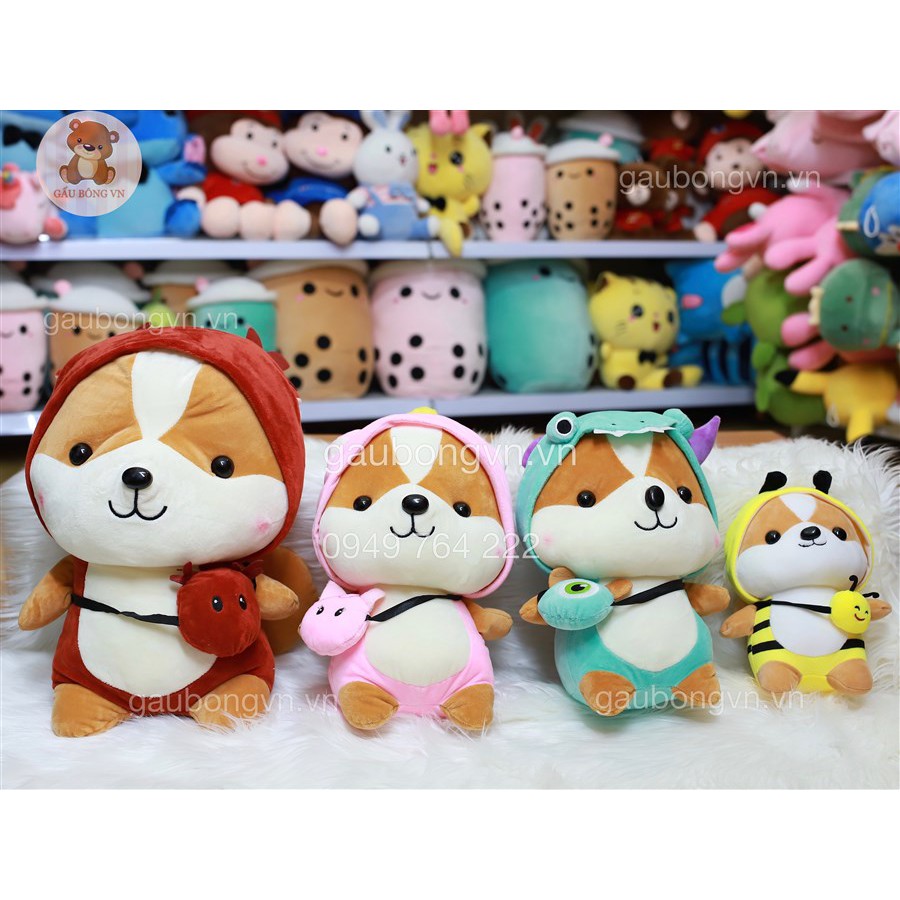 Gấu Bông Chó Shiba Đáng Yêu Cao Cấp